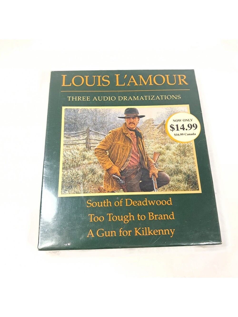 NEW LOUIS L'AMOUR Three Audio Dramatizations audiobook 3 CD set compact discs